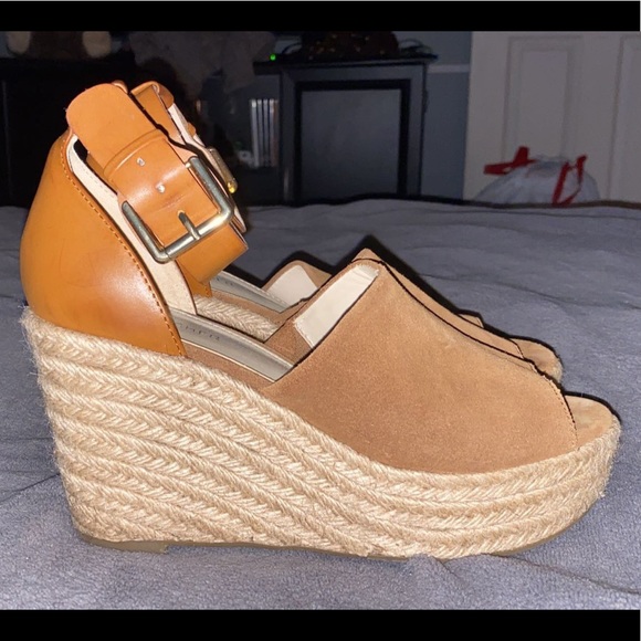 marc fisher cala espadrille platform sandals SZ 7 - Picture 3 of 7